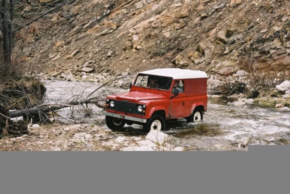 Driving up Deep Creek